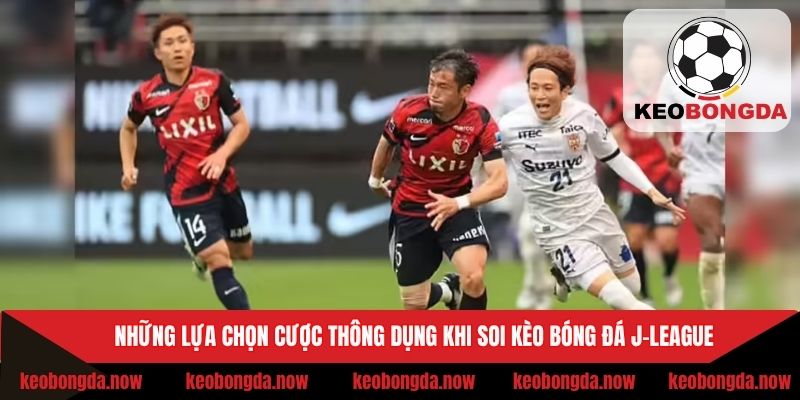 Những lựa chọn cược thông dụng khi soi kèo bóng đá J-League