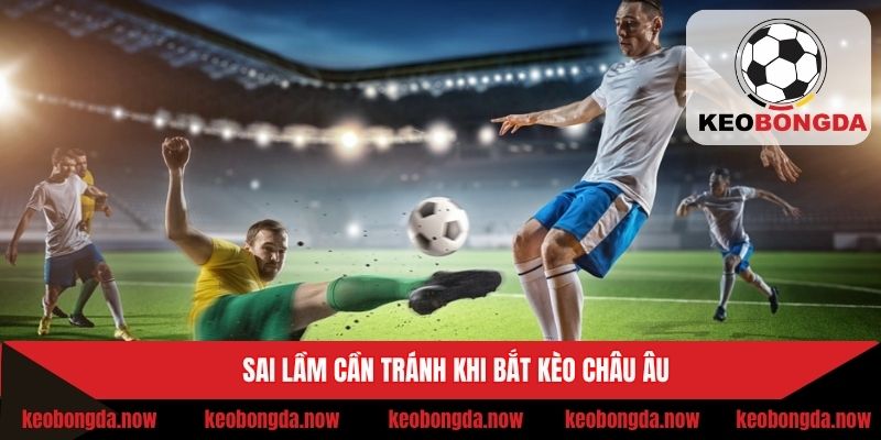 Sai lầm cần tránh khi bắt kèo châu Âu
